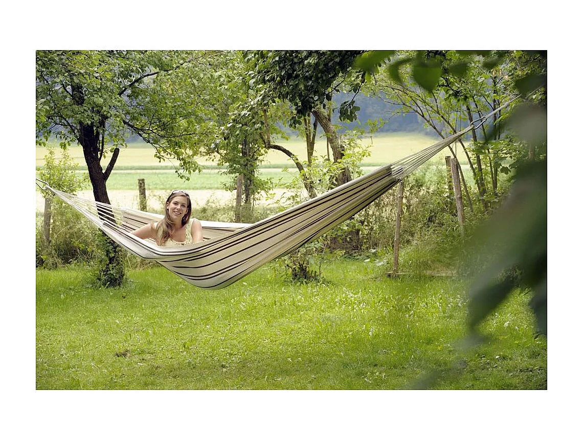 Hamaca doble de algodón de Barbados