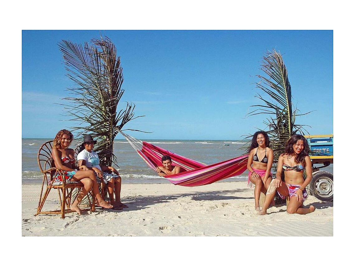 Hamaca doble de algodón de Barbados