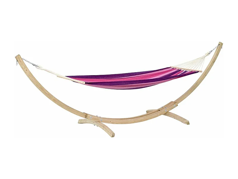 Hängematte mit Gestell aus Holz "StarSet"
