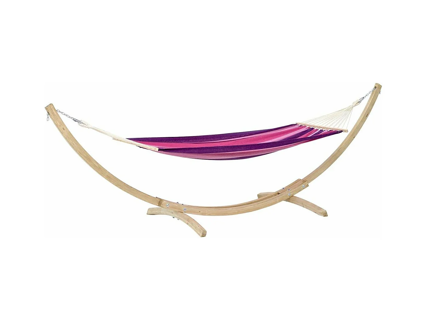 Hängematte mit Gestell aus Holz "StarSet"