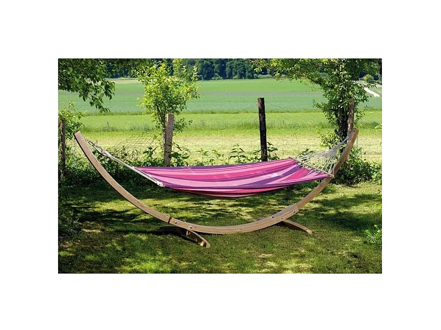 Hängematte mit Gestell aus Holz "StarSet"