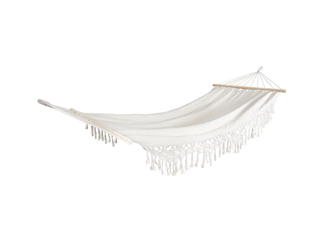 Hamac en coton et franges