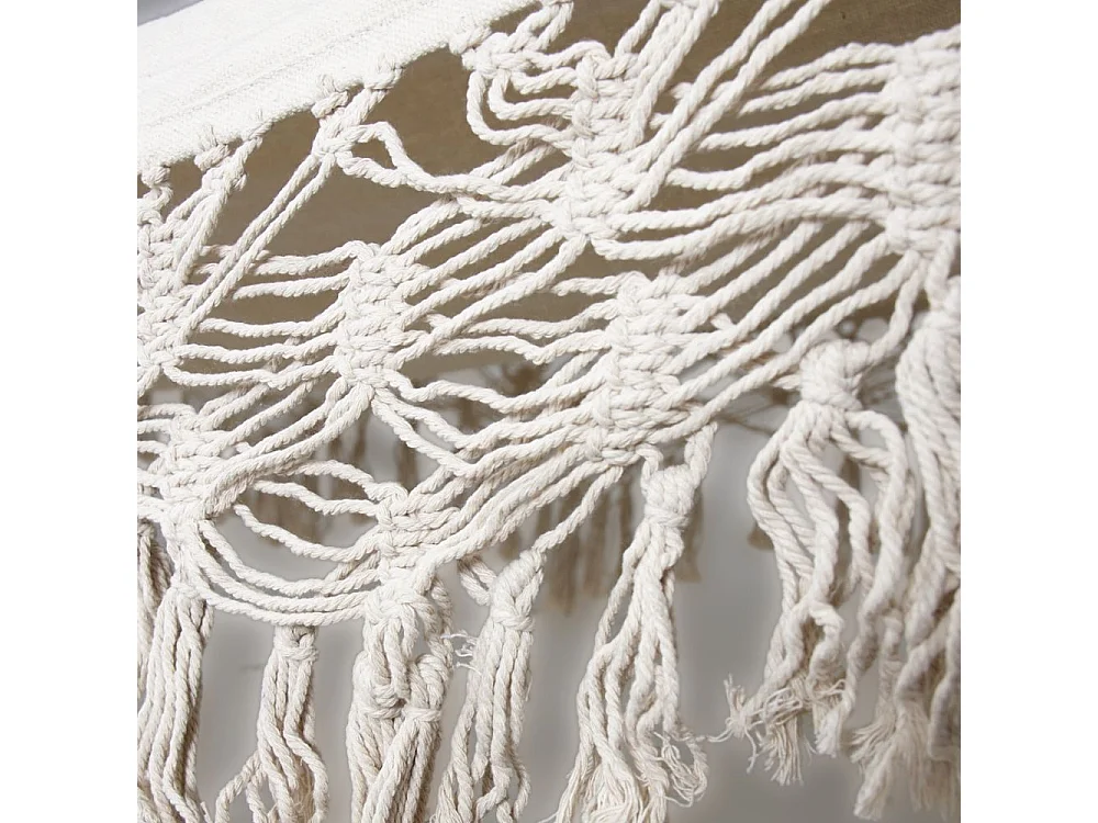 Hamac en coton et franges