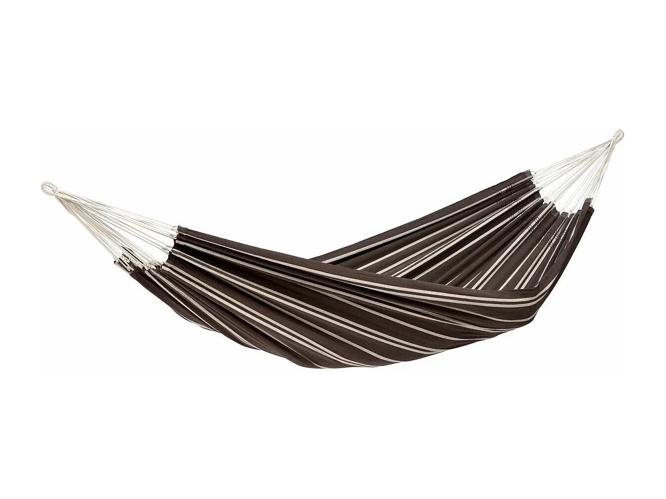 Doppelhängematte aus Baumwolle "Barbados" (mokkakaffee)