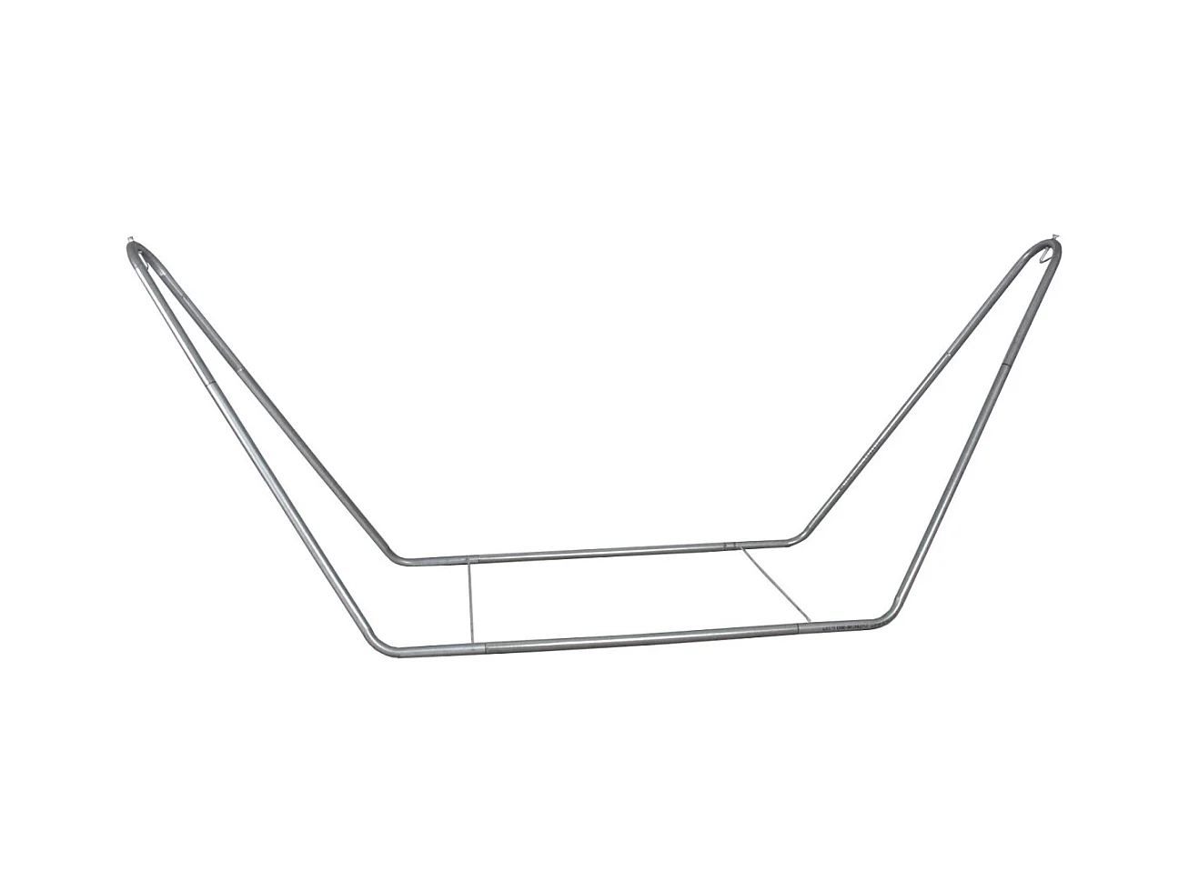 Support pour hamac en métal finition zinc