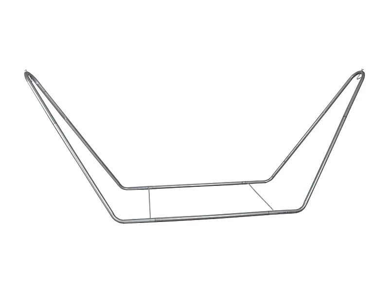 Support pour hamac en métal finition zinc