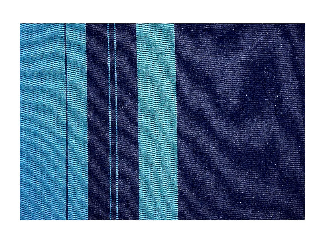Hamac artisanal en coton Santana Bleu