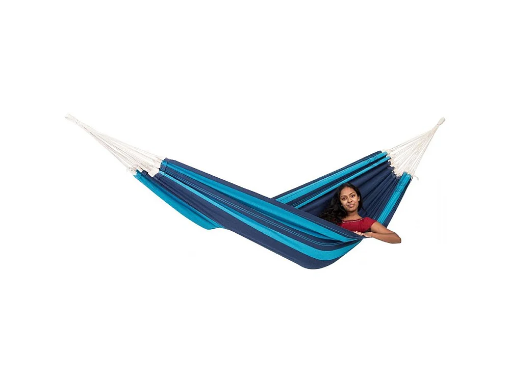 Hamac artisanal en coton Santana Bleu
