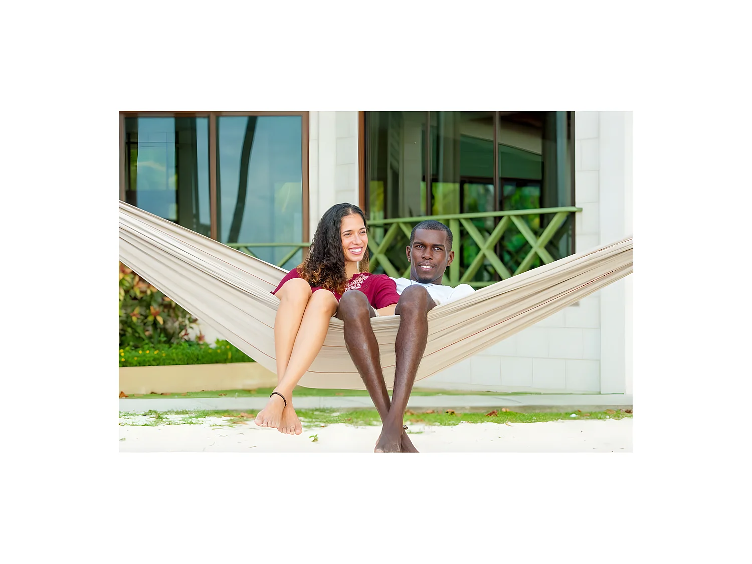 Hamaca brasileña hecha a mano con bolsa de almacenamiento