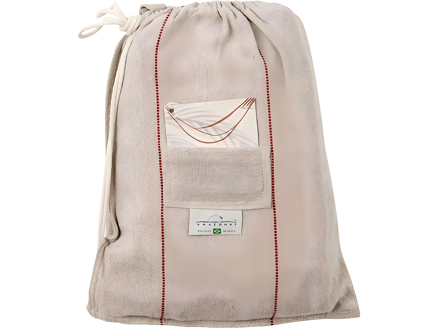 Amaca brasiliana fatta a mano con borsa per riporla