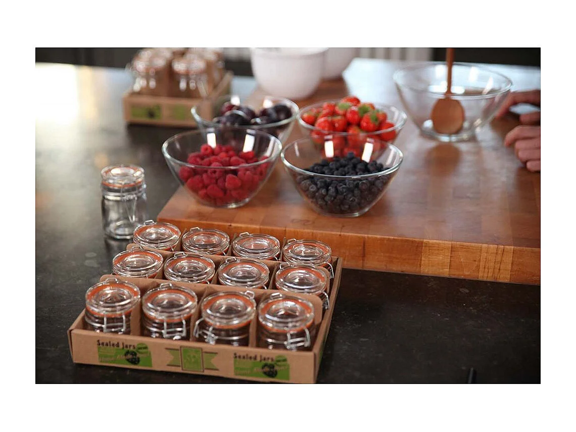 Bocaux en verre Home made Jam (Lot de 12)