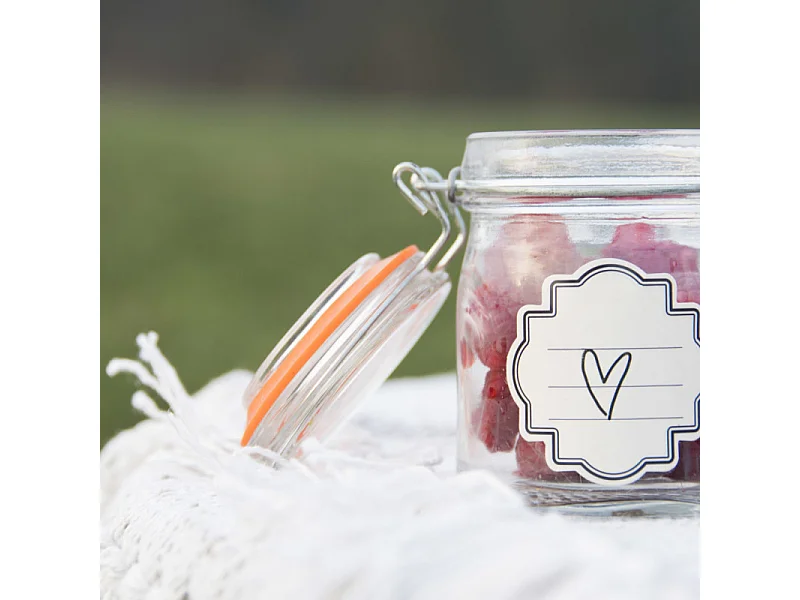 Bocaux en verre Home made Jam (Lot de 12)