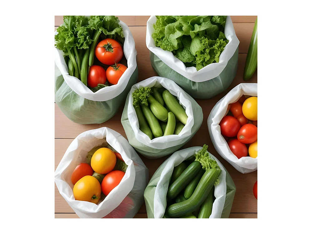 Aufbewahrungsbeutel für Frucht und Gemüse (5er-Pack)