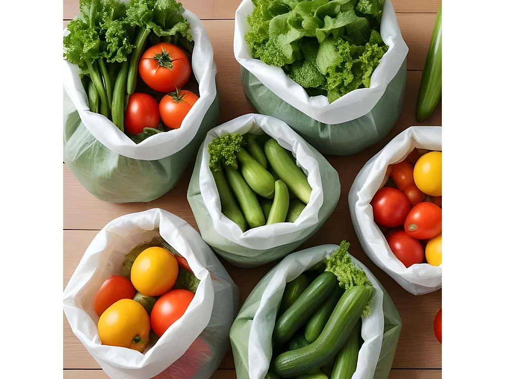 Aufbewahrungsbeutel für Frucht und Gemüse (5er-Pack)