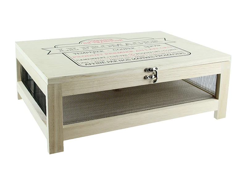 Cave A Fromage Avec Plateau Service Bois Beige