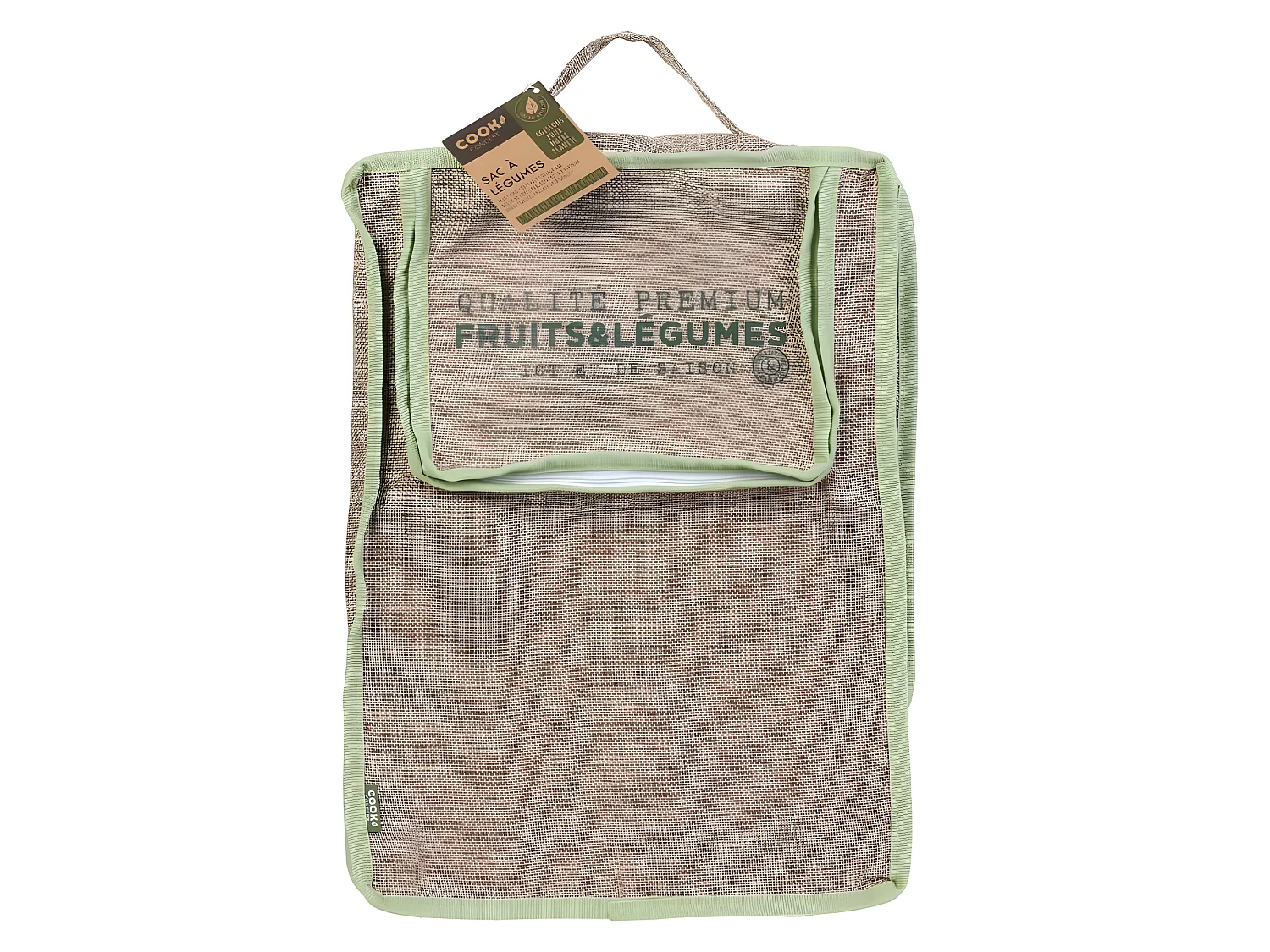 Sac de Conservation "Fruits & Légumes" 46cm Naturel