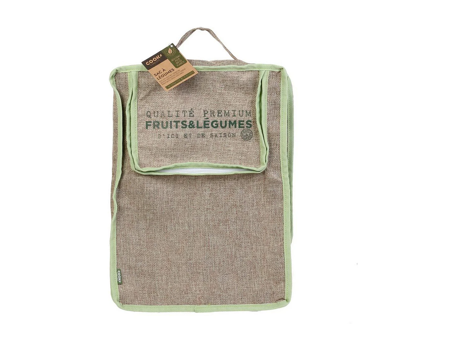 Sac de Conservation "Fruits & Légumes" 46cm Naturel