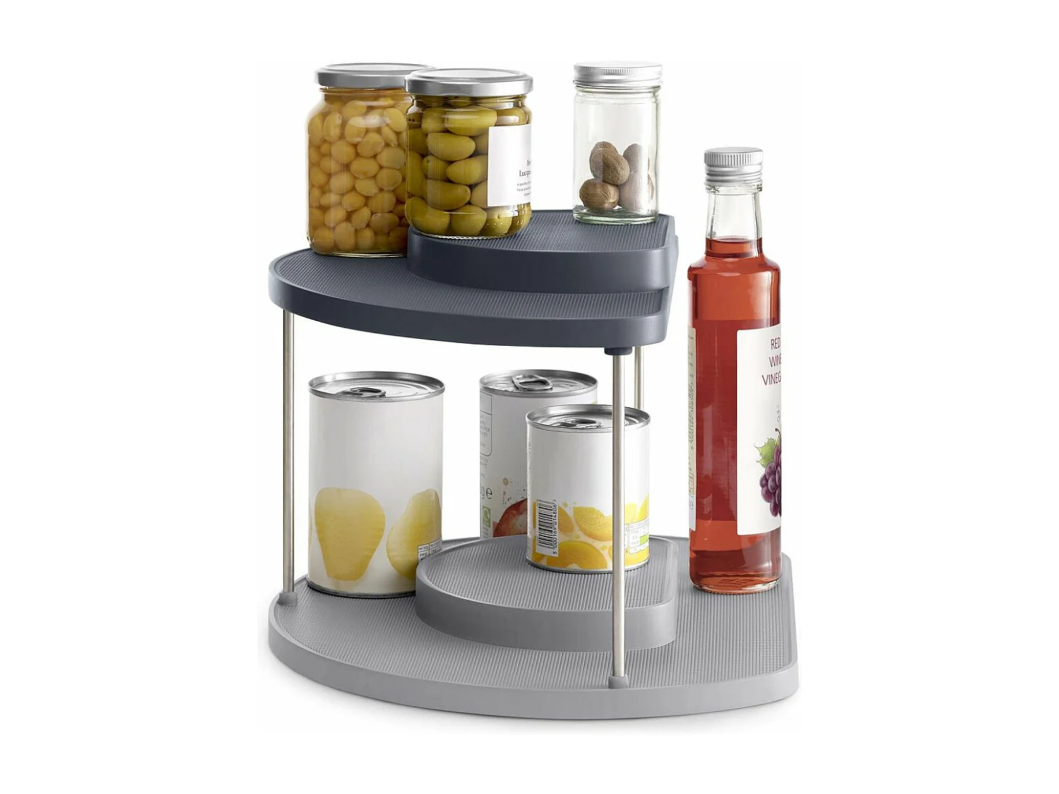 Organisateur rotatif à 2 niveaux Cupboard store