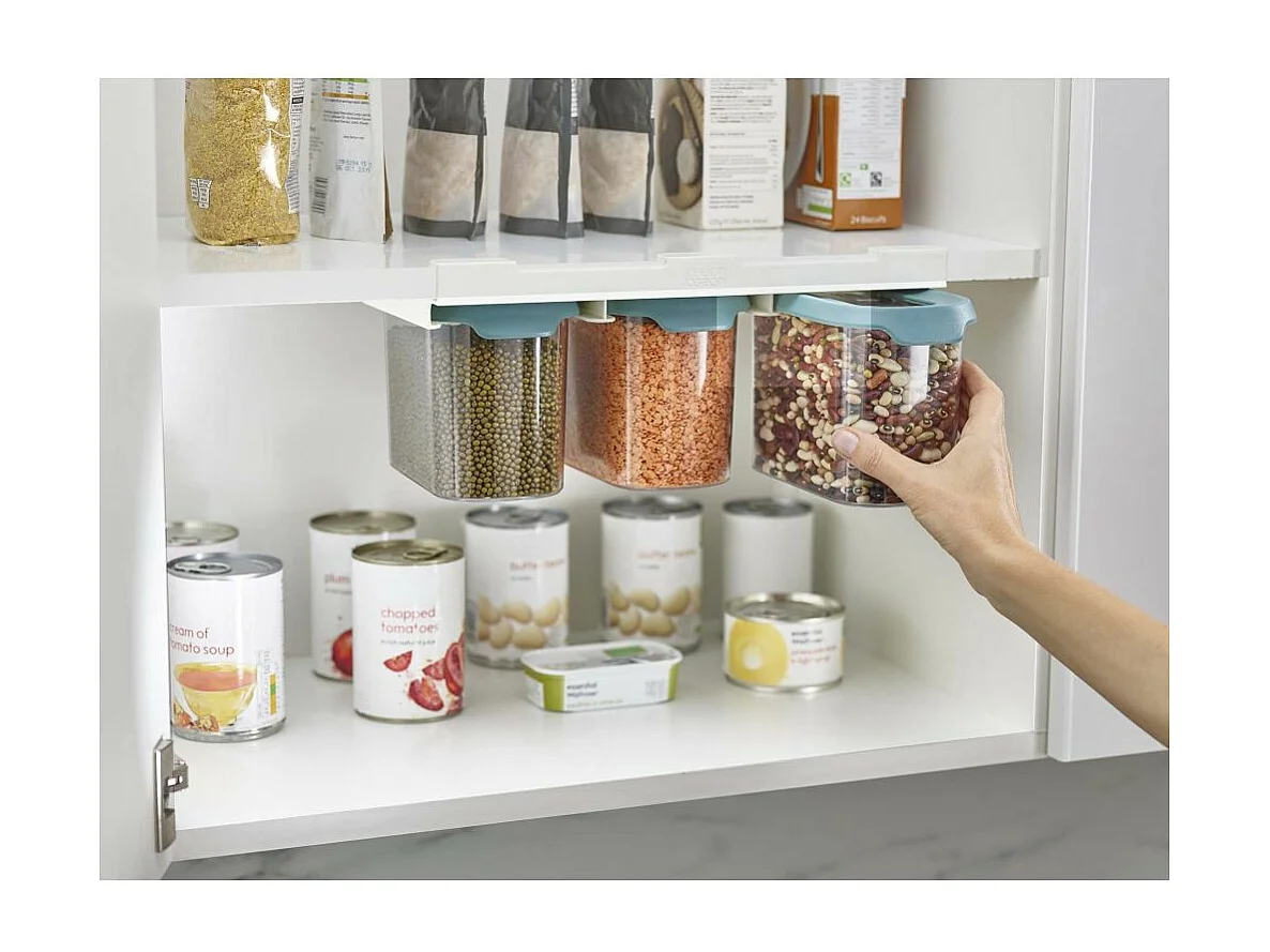 Lot de 3 boîtes de conservation sous étagère CuboardStore Boîtes de 1.3 litres