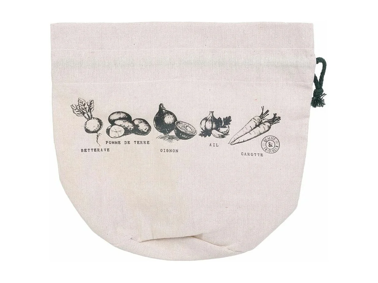 Sac de Conservation "Réutilisable" 26cm Blanc