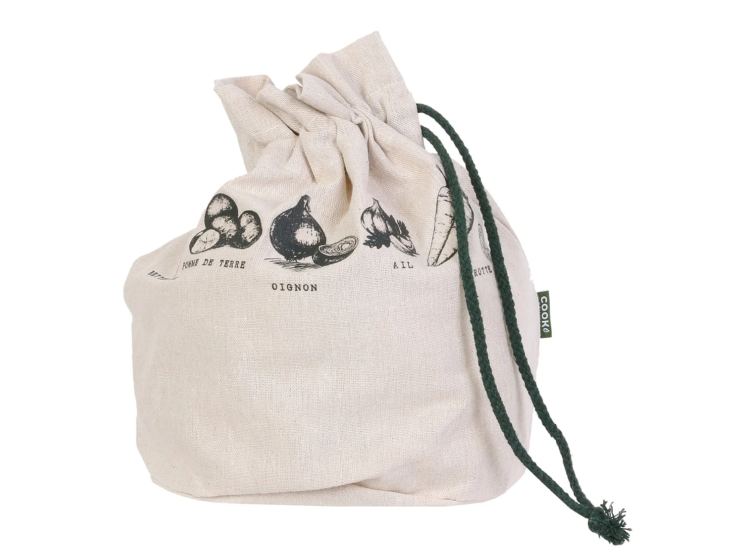 Sac de Conservation "Réutilisable" 26cm Blanc