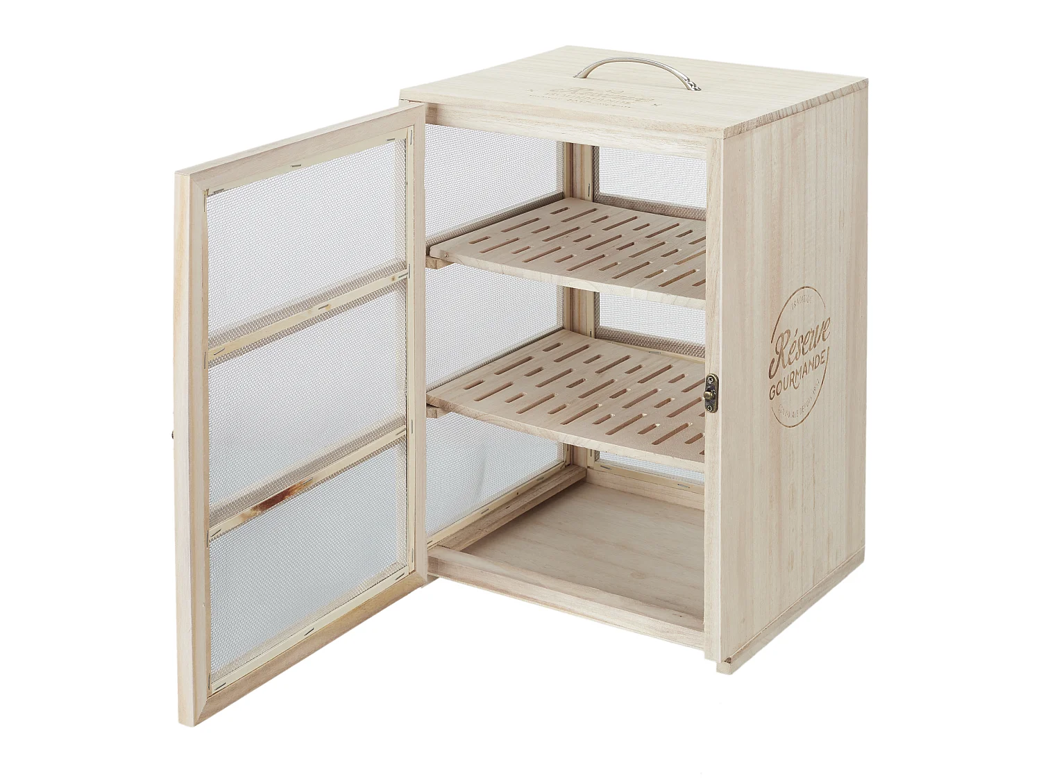 Garde-manger - COOK CONCEPT - Beige - 2 plateaux perforés