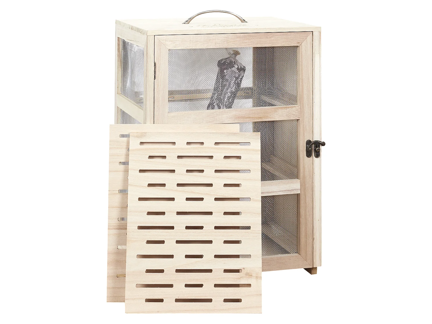 Garde-manger - COOK CONCEPT - Beige - 2 plateaux perforés