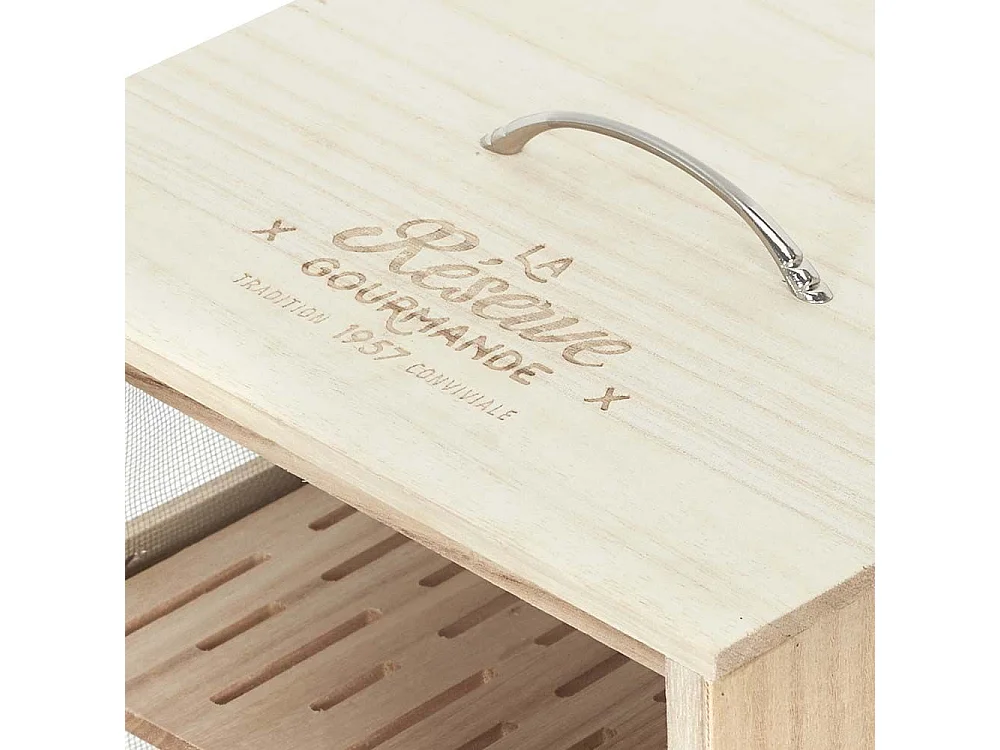 Garde-manger - COOK CONCEPT - Beige - 2 plateaux perforés
