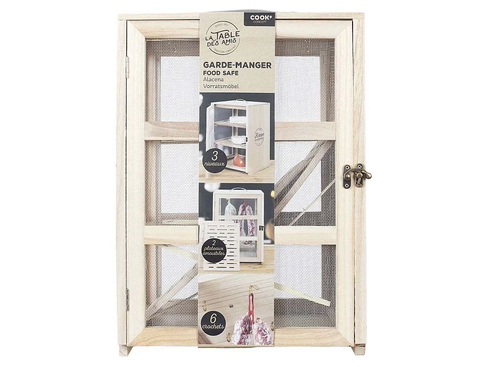 Garde-manger - COOK CONCEPT - Beige - 2 plateaux perforés