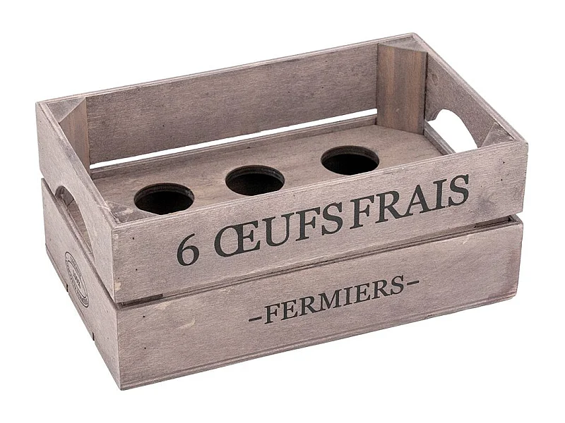 Boîte à oeufs en bois