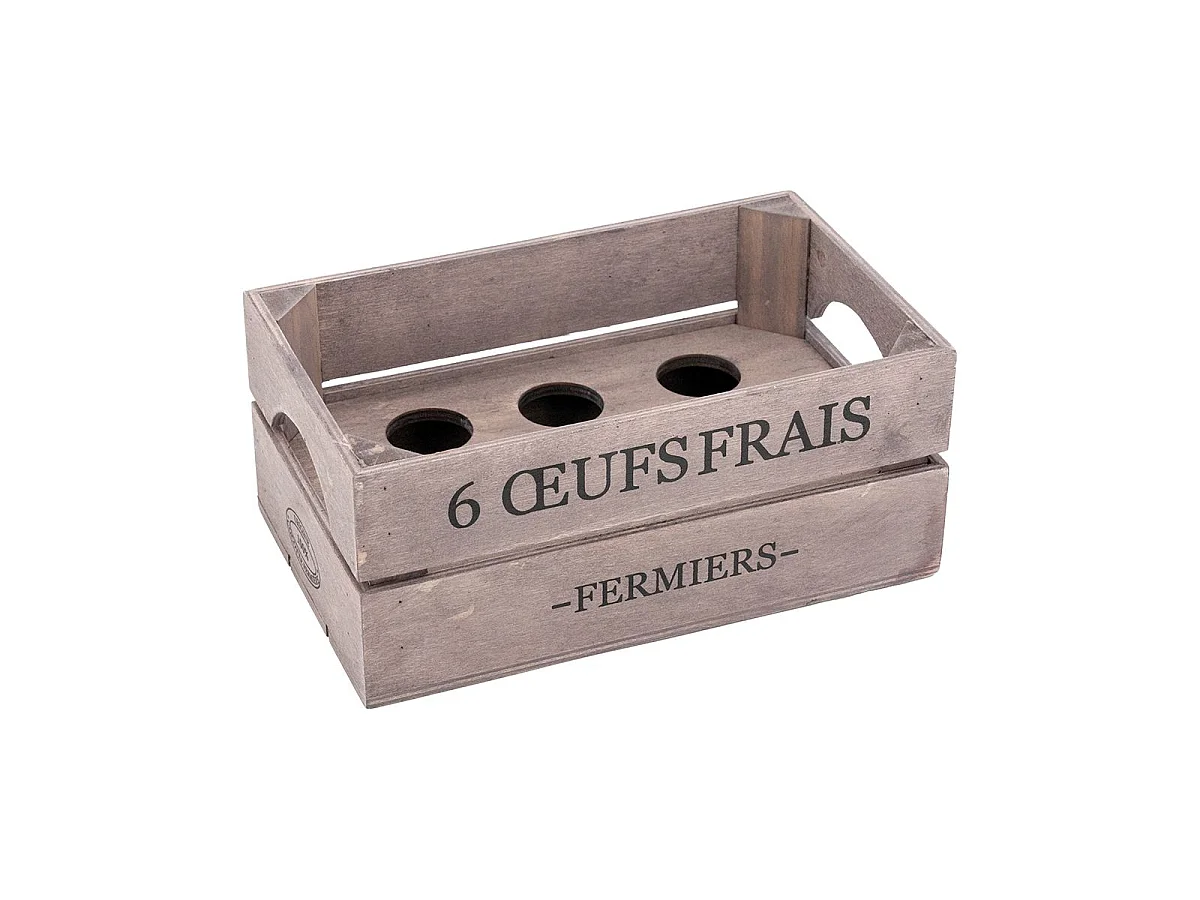 Boîte à oeufs en bois