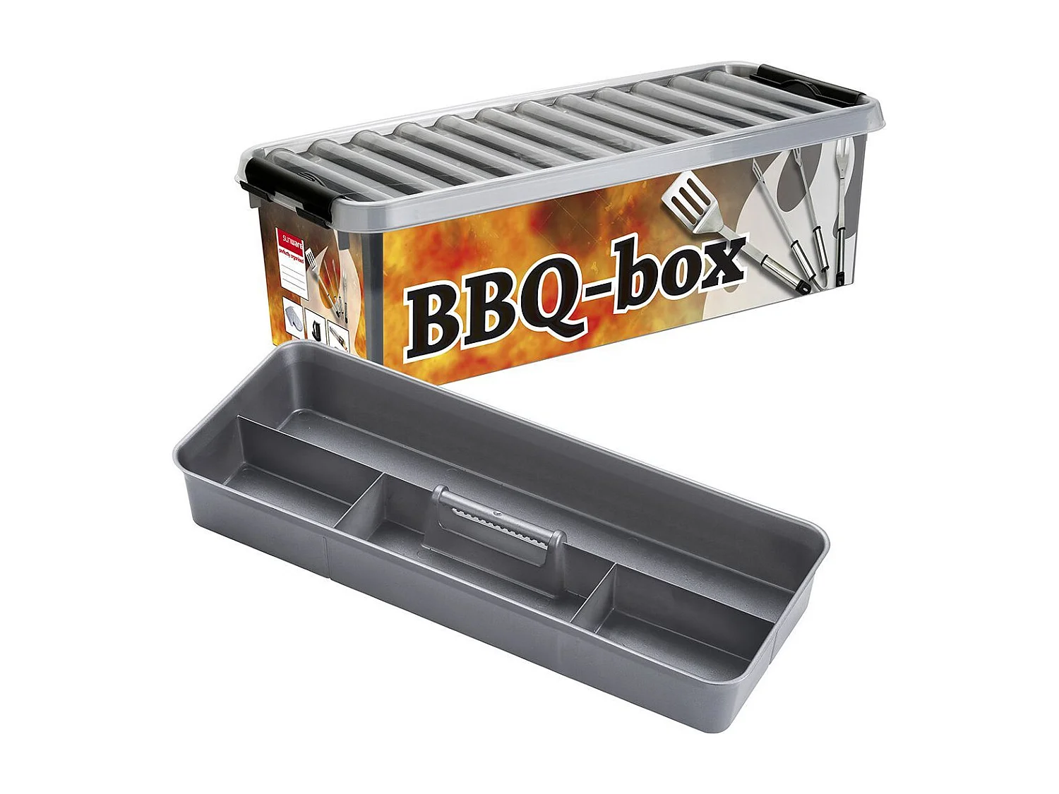 Boite Q-line BBQ-Box avec insert compartimenté