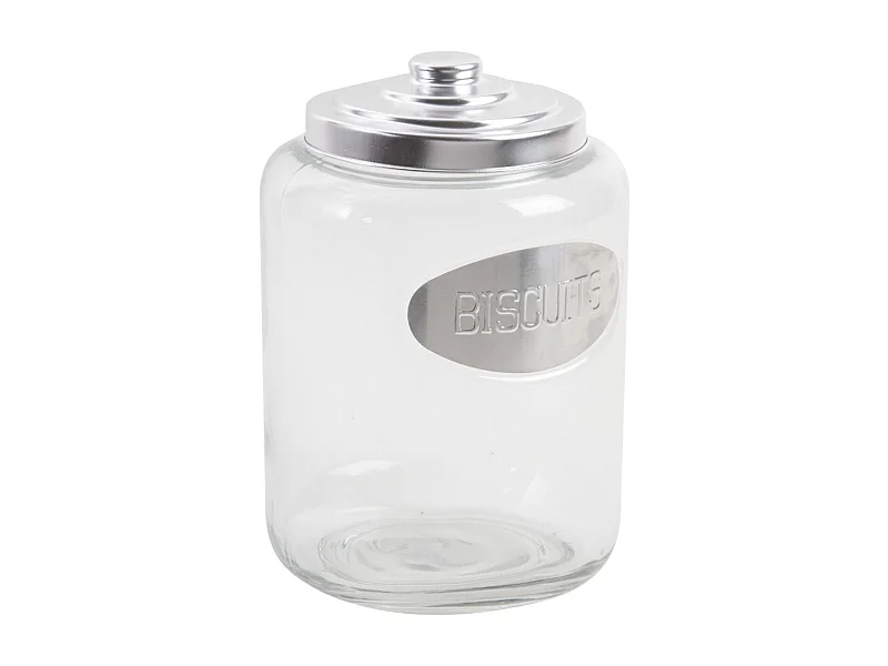 Bocal à biscuits en verre
