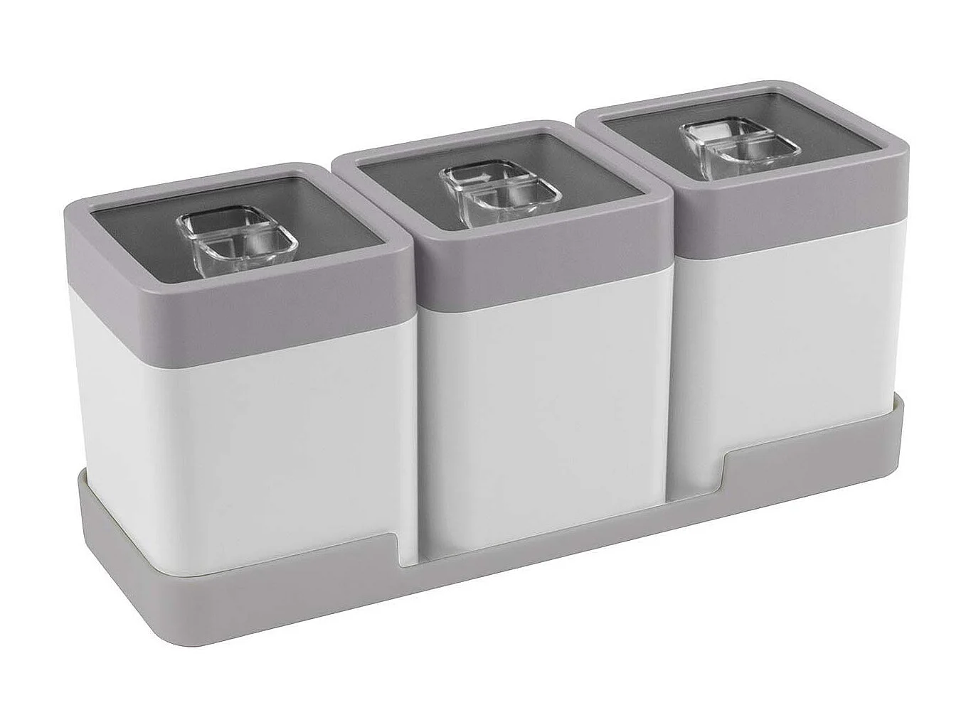 Aufbewahrungsdose auf Sockel "Sigma Home Dry food" 0,6 L (3er-Pack)