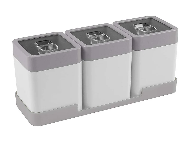 Aufbewahrungsdose auf Sockel "Sigma Home Dry food" 0,6 L (3er-Pack)