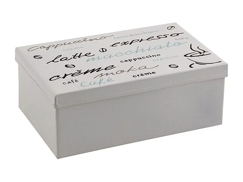 Boite rectangulaire métallique