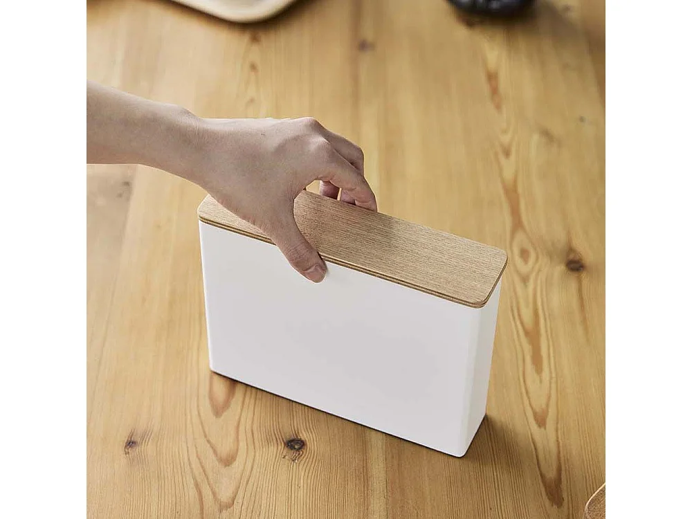 Caja metálica de almacenamiento de filtros de café Tosca