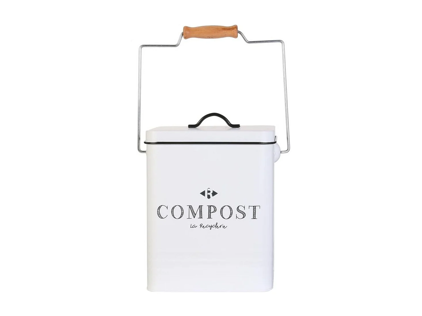Retro-Küchenkompostbehälter 5 Liter