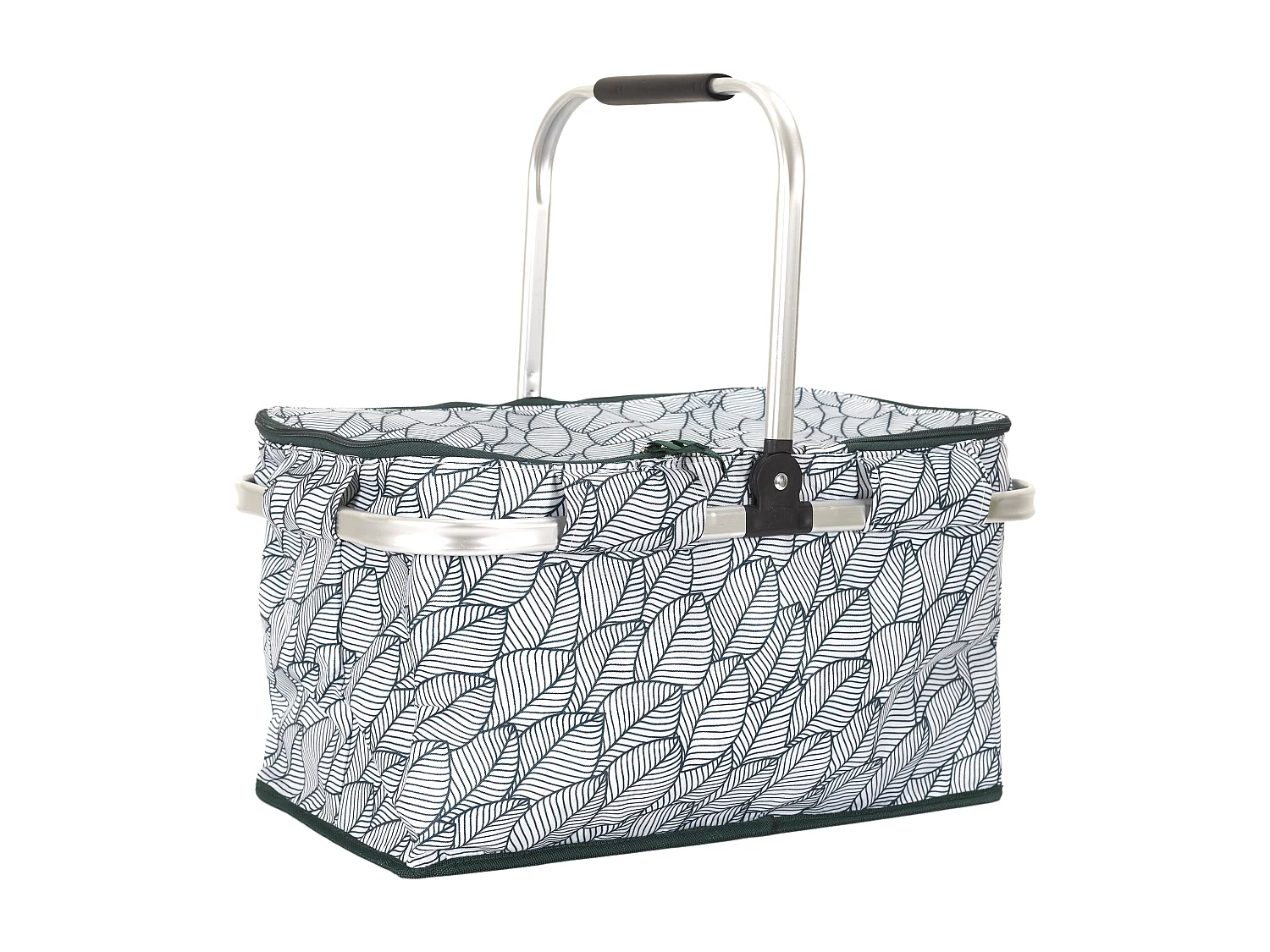 Panier Pique Nique Fraicheur Zeste 25l Gris, Jaune, Blanc