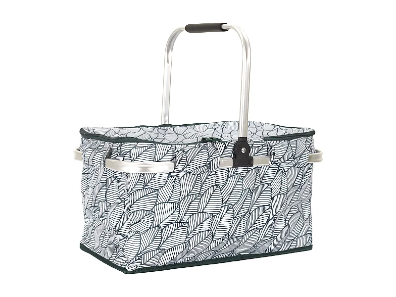 Panier Pique Nique Fraicheur Zeste 25l Gris, Jaune, Blanc