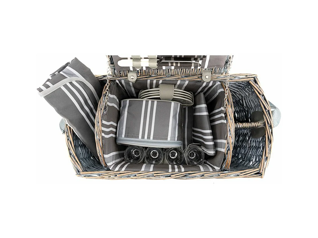 Panier pique-nique isotherme en osier