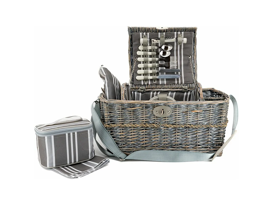 Panier pique-nique isotherme en osier
