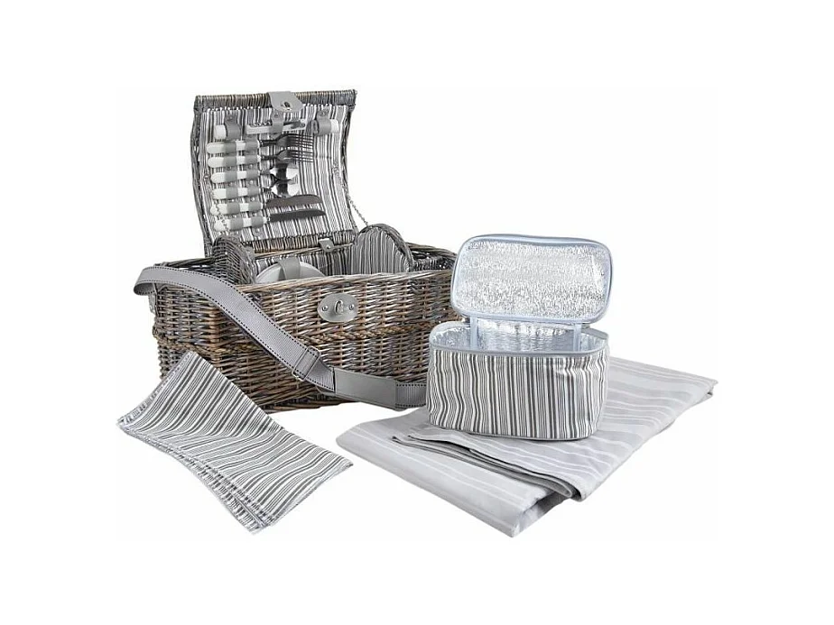 Panier pique-nique isotherme en osier