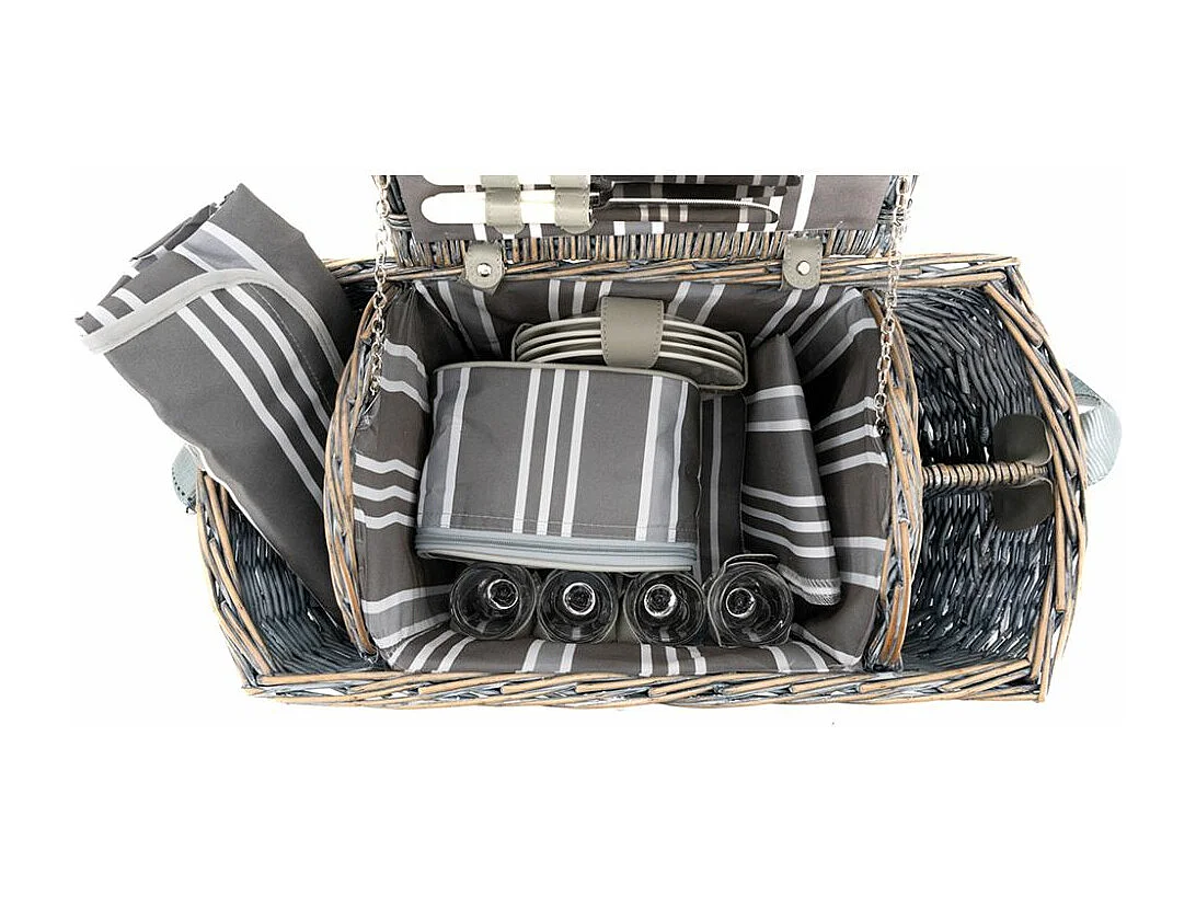 Panier pique-nique isotherme en osier