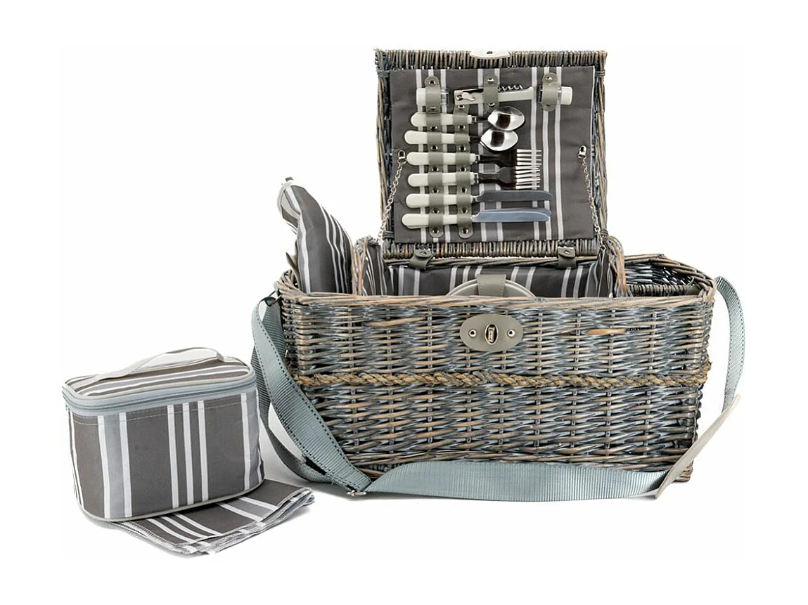 Panier pique-nique isotherme en osier