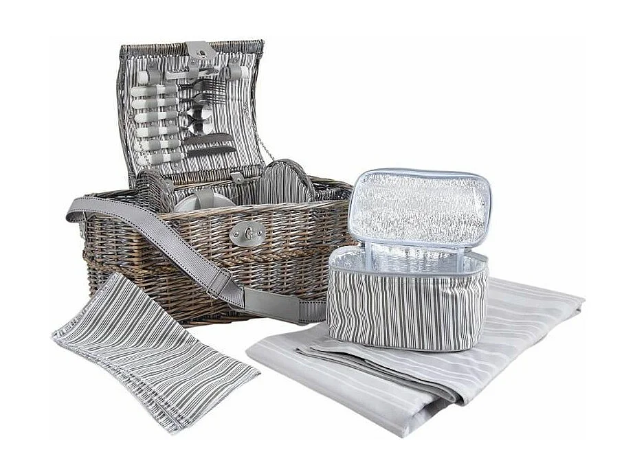 Panier pique-nique isotherme en osier