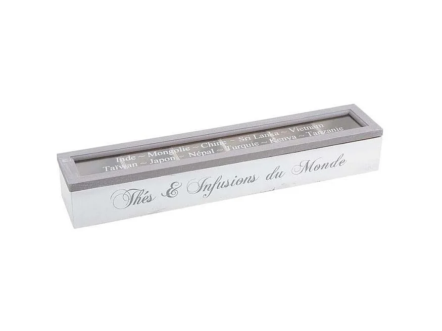 Boite à thé avec compartiment