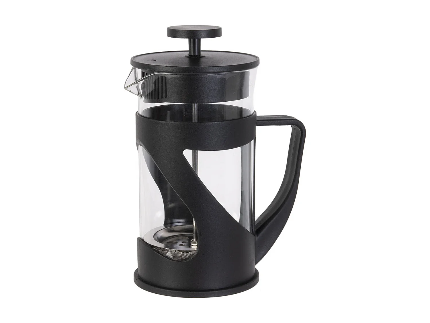 Cafetiere A Piston Noir 60cl 5 Tasses Noir