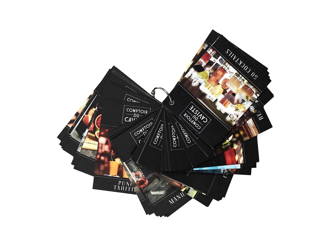 Set A Cocktail 5 Accessoires Et 50 Recettes Argent, Transparent