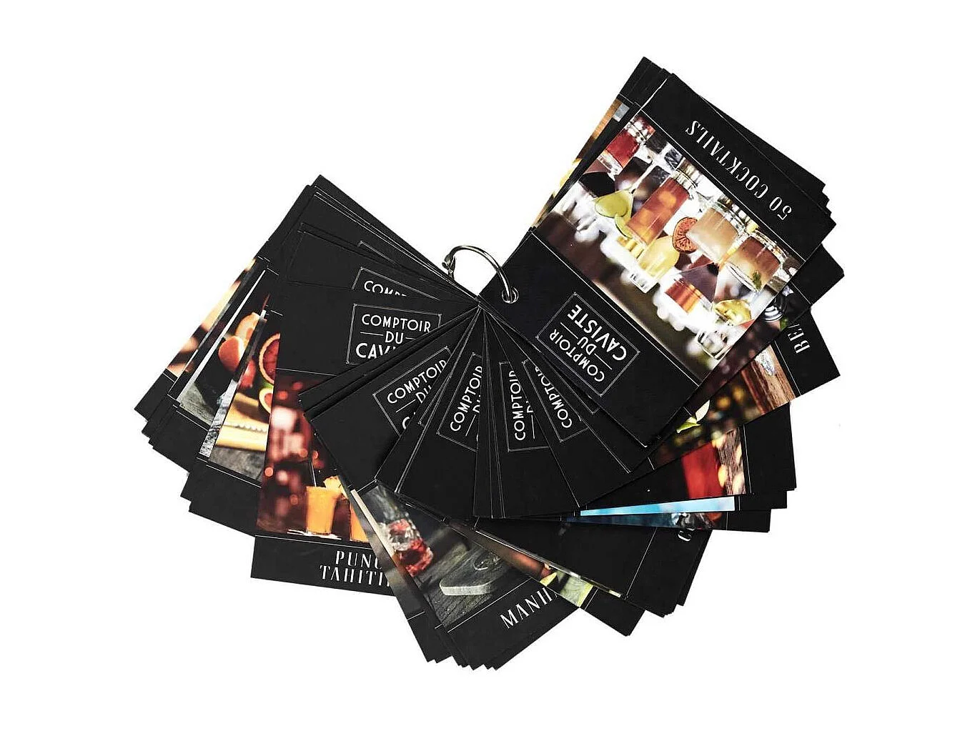 Set A Cocktail 5 Accessoires Et 50 Recettes Argent, Transparent